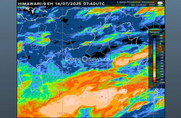 Gelombang Equatorial Rossby Jadi Salah Satu Faktor Cuaca Buruk di Sebagian Besar Kalteng