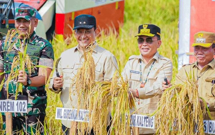 Gubernur Kalteng Siapkan Anggaran Jalan Pertanian di Bataguh