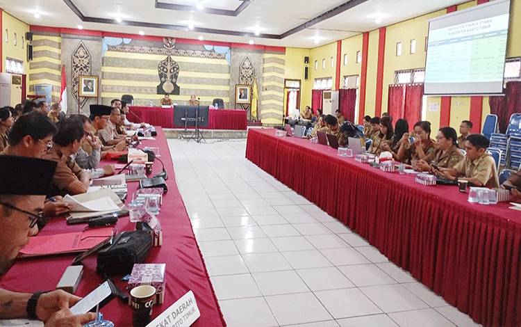 Pemkab Bartim Evaluasi Pembangunan Triwulan II, Soroti Efektivitas Anggaran dan Kinerja Fisik