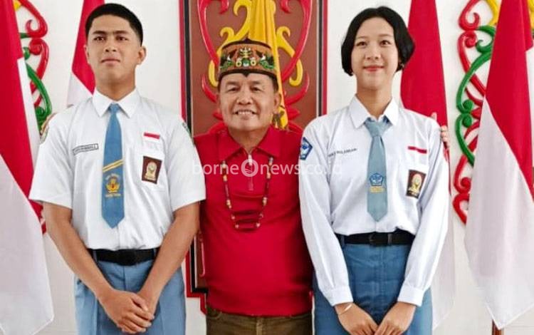 Pelajar SMAN 1 Muara Teweh Lolos Paskibraka Nasional Bertemu Gubernur Kalteng