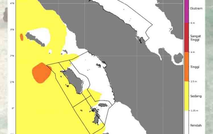 Waspadai Gelombang Tinggi di Perairan Sumatera Utara