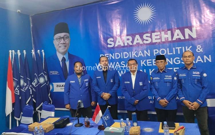 Achmad Diran Kembali Pimpin DPW PAN Kalteng, Tomy Irawan Jabat Ketua Harian