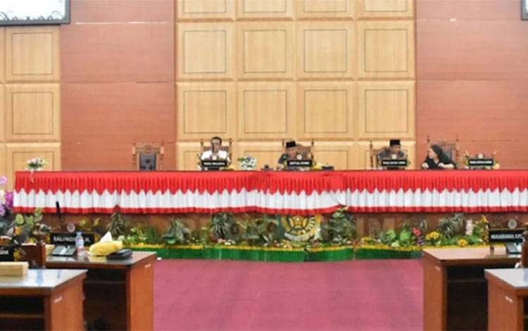 DPRD Palangka Raya Rapat Paripurna Bahas Rekomendasi atas LHP BPK 2024