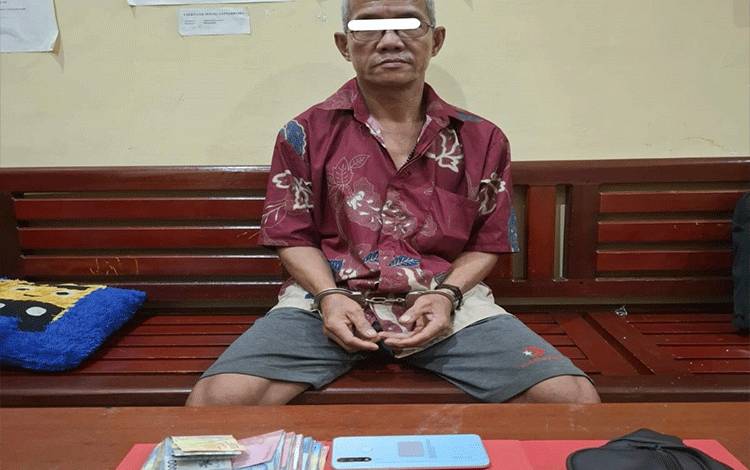 Pria Paruh Baya di Desa Lanpasa Seruyan Edarkan Sabu