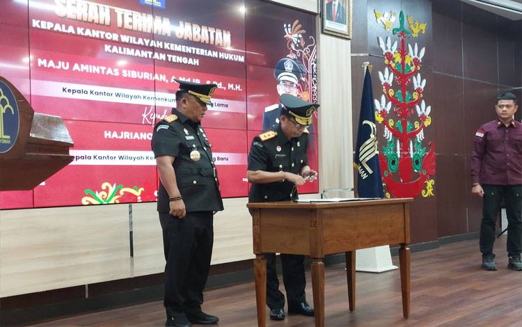 Kepala Kanwil Kemenkum Kalteng Hajrianor Gantikan Maju Amintas Siburian