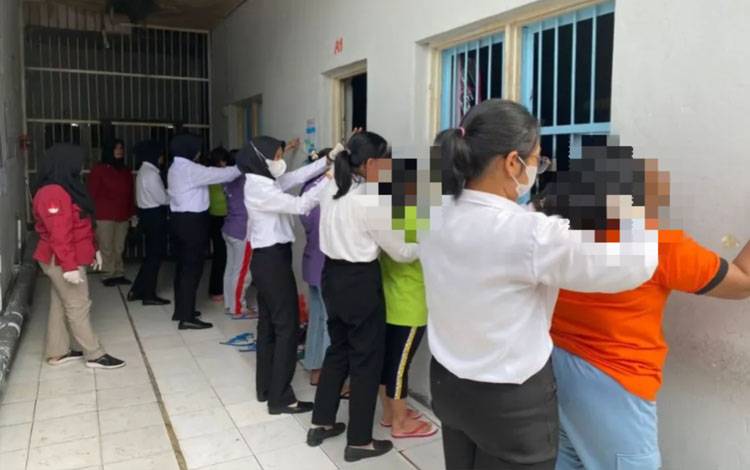 Lapas Perempuan Kelas IIA Palangka Raya Kembali Gelar Razia Blok Hunian