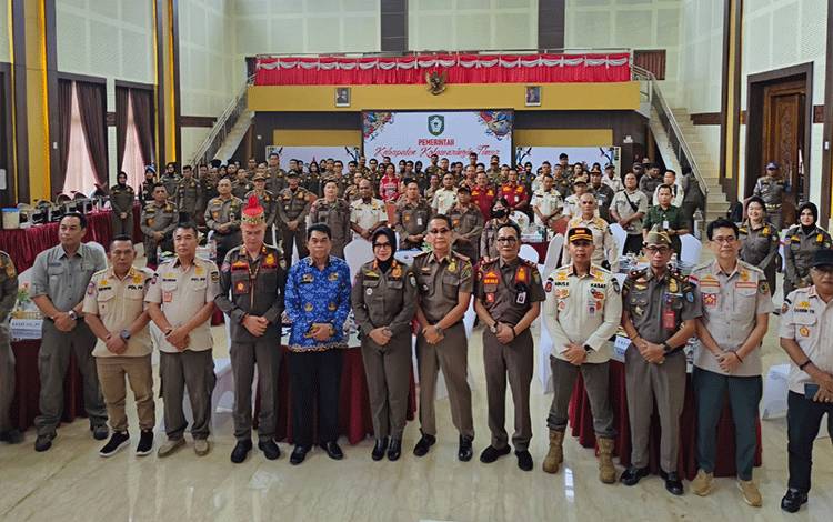 Rakor Satpol PP se-Kalteng di Kotim, Samakan Persepsi Tugas dan Sosialisasi Peraturan Baru