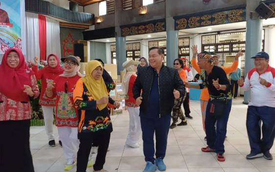 Peringati HUT ke-63, PWRI Kalteng Gelar Senam Sehat dan Silaturahmi di Kotim