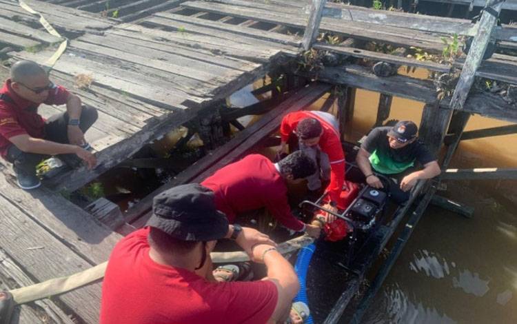 Antisipasi Karhutla, Kelurahan Dahirang Gelar Simulasi Penanganan