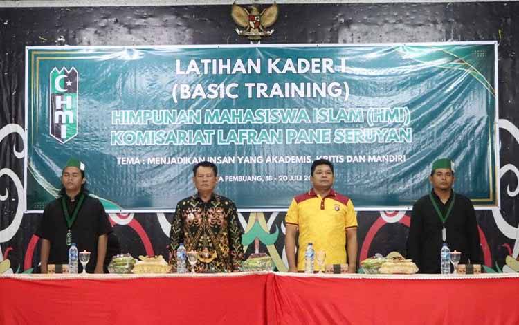 Bupati Seruyan Apresiasi Kegiatan Latihan Kader HMI