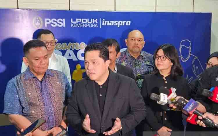 Erick Sebut Juli Menjadi Bulan Sepak Bola Indonesia Berkat Presiden