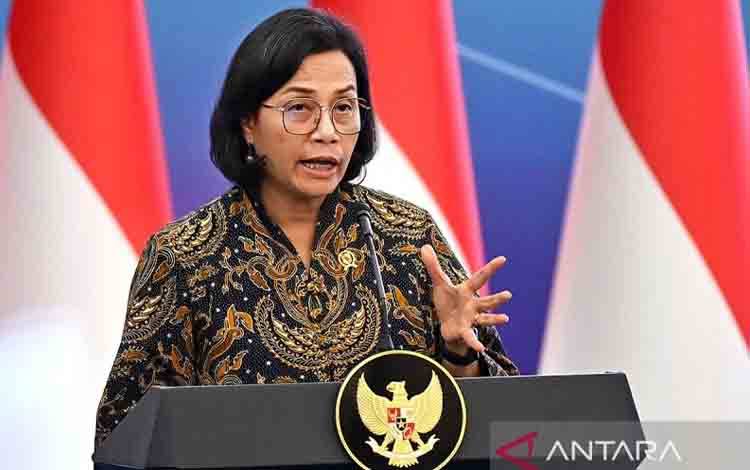 Arsip foto - Menteri Keuangan Sri Mulyani. ANTARA FOTO/Aditya Pradana Putra/Spt/aa.
