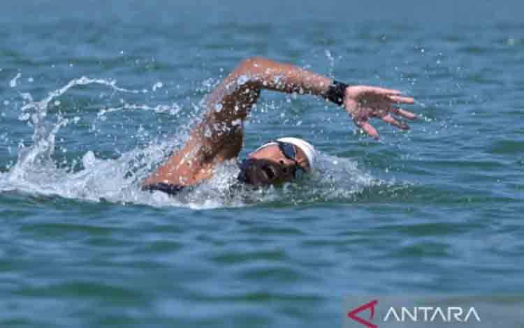 Atlet Indonesia Tuntaskan Lomba Renang Perairan Terbuka WAC Singapura