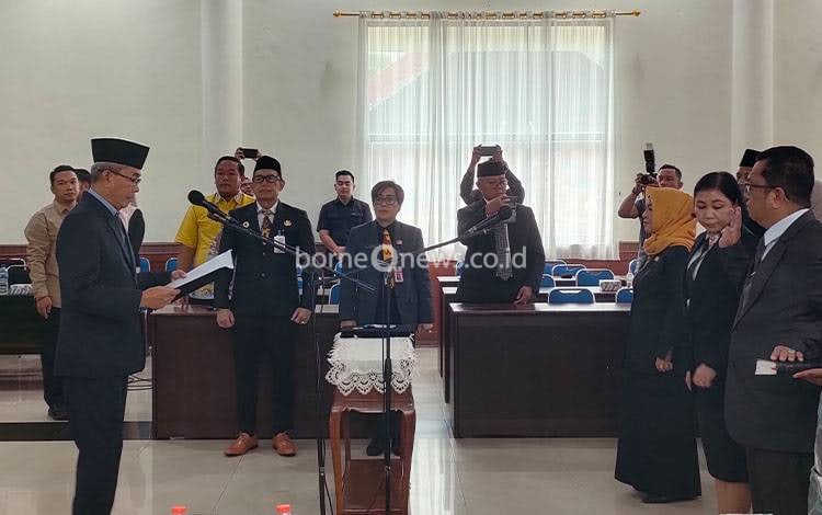 Berganti Nama dari BPPRD Jadi Bapenda, Pejabat Bapenda Dikukuhkan Kembali