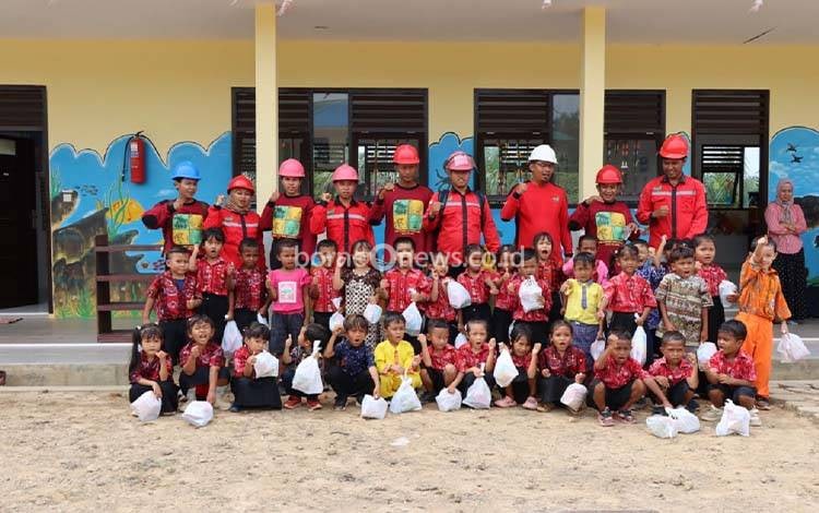PT SML Dorong Budaya Tanggap Bencana Sejak Dini Komitmen Kurangi Risiko Karhutla