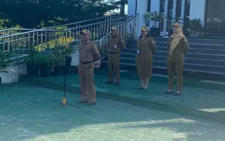 BKPSDM Palangka Raya Berlakukan Sanksi Bagi ASN yang Tidak Ikut Apel Pagi