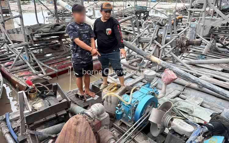 Polres Kotim Geruduk Tambang Emas Ilegal di Desa Kawan Batu