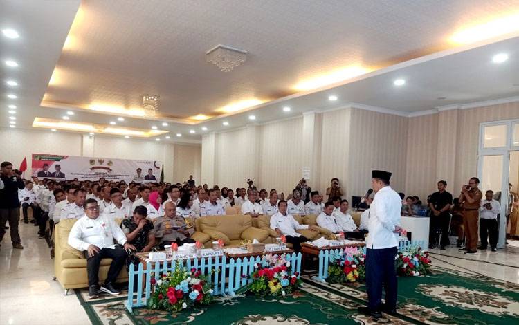 Pj Bupati Barito Utara Ikuti Peluncuran 80.000 Koperasi Desa Merah Putih