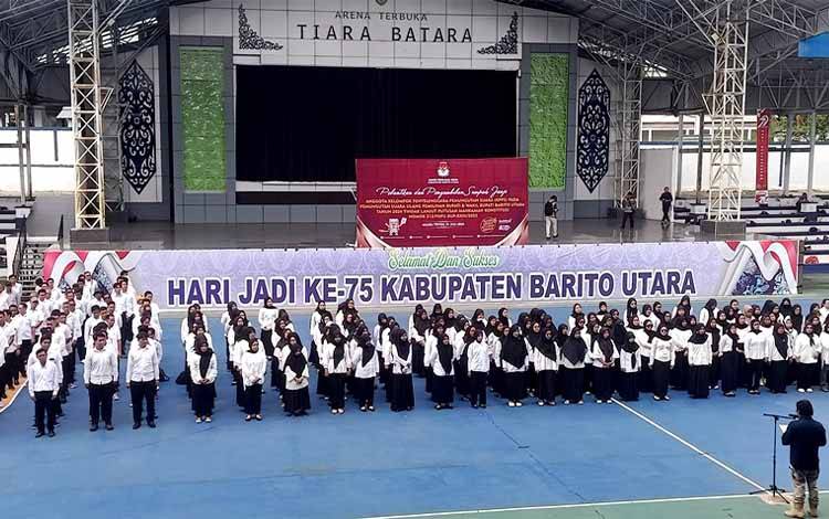 KPPS se-Teweh Tengah Dilantik, Pj Bupati Barito Utara: Sukseskan PSU dengan Integritas-Netralitas