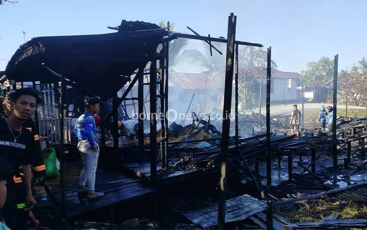 Kebakaran di Palingkau Baru Sebabkan Belasan Warga Kehilangan Tempat Tinggal