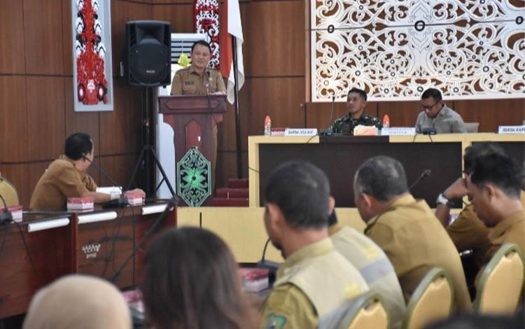 Pemkab Kapuas Bahas Optimalisasi Lahan Tanam Padi dan Cetak Sawah