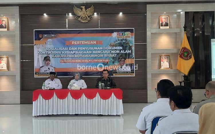 Ketua Komisi A DPRD Kobar Dukung Penyusunan Dokumen Kontinjensi Bencana Non Alam
