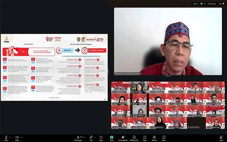 Ceramah MTSL Tanamkan Nilai Huma Betang kepada CPNS Kalteng