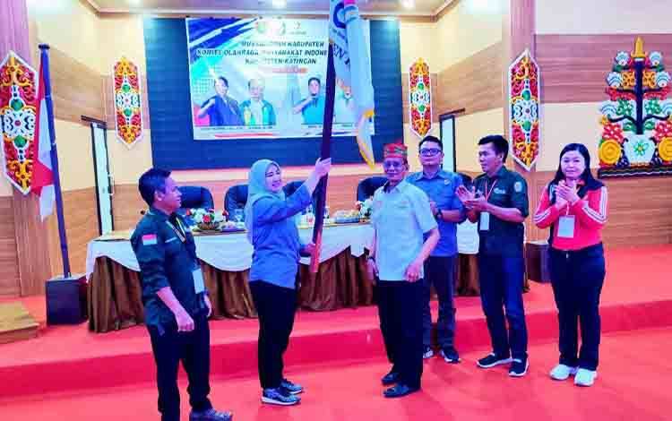 KORMI Katingan Berangkatkan 22 Atlet dan Ofisial ke Fornas VIII di NTB