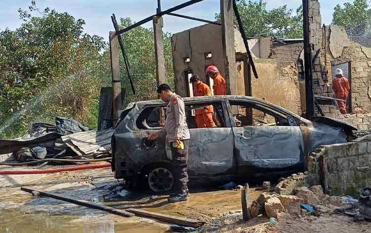 Salah satu kejadian kebakaran rumah yang terjadi di Kabupaten Kotim beberapa waktu yang lalu. (FOTO: BUDDI)