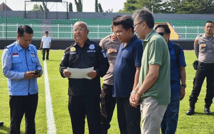 Penyempurnaan Stadion Sumpah Pemuda Lampung Terus Dilakukan