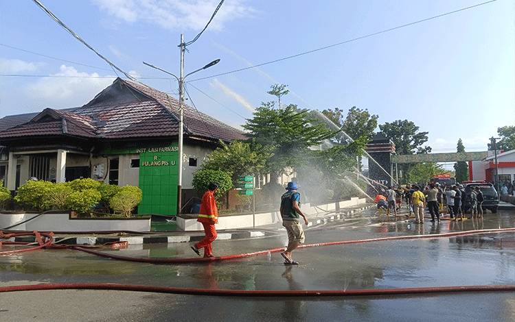 Gedung Instalasi Farmasi RSUD Pulpis Terbakar