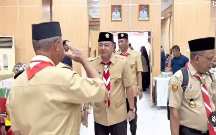 Wabup Kapuas Minta Ekskul Pramuka Segera Diterapkan Semua Sekolah