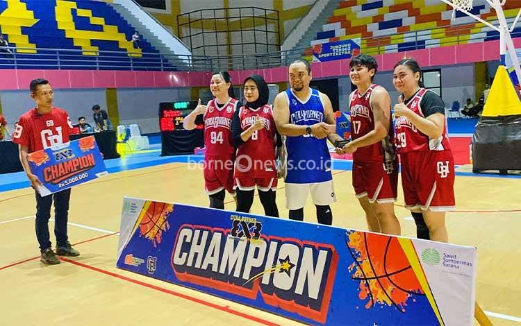 Tim CBU dan HO Lantai 3 Raih Juara Citra Borneo 3x3 Tourney 2025
