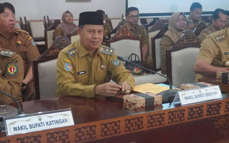 Wakil Bupati Seruyan Hadiri Rakor TEPRA Triwulan II di Palangka Raya