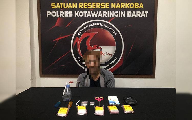 Jadi Pengedar Sabu, Seorang Karyawan Diciduk Polres Kobar