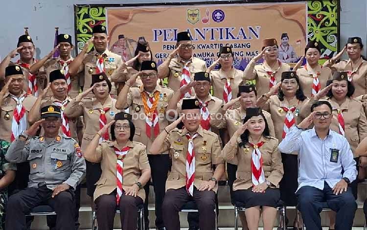 Bupati Gunung Mas Ajak Pengurus Kwartir Cabang Gerakan Pramuka Gumas Hindari dan Cegah Penyalahgunaan Narkoba