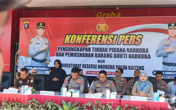 432.516 Jiwa Terselamatkan dari Bahaya Narkoba Berkat Polda Kalteng