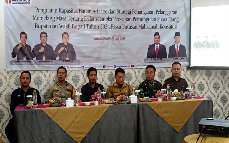 Pj Bupati Barito Utara Tekankan Pentingnya Pengawasan Ketat Jelang Pemungutan Suara Ulang