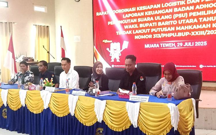 Ketua KPU Kalteng Sebut PSU Barito Utara Jadi Sorotan Nasional, PPK Jadi Penentu Kesuksesan