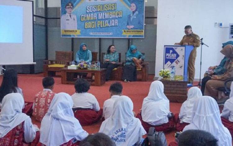 Kegiatan Pemko Palangka Raya meningkatkan literasi dan minat baca anak. ANTARA/Dokumentasi Pribadi