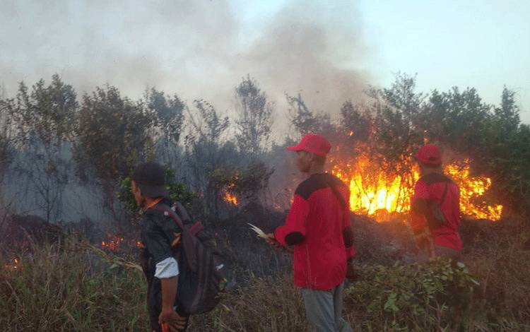 BPBD Kobar Imbau Warga Tidak Lakukan Pembakaran Saat Bersihkan Lahan