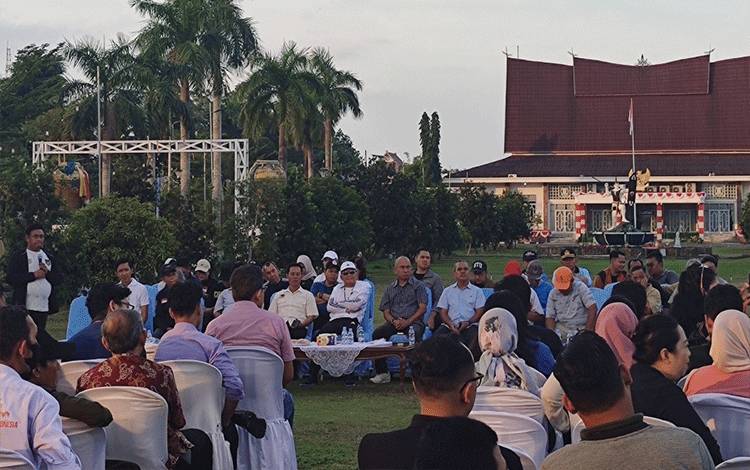 Gubernur Kalteng Bahas Isu Strategis Bersama Wartawan