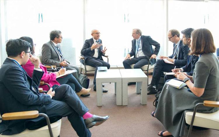 Wamenlu Bahas Isu Palestina pada Pertemuan Bilateral di PBB