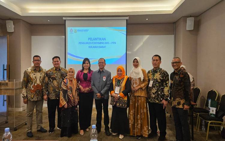 Rektor UPR Lantik Pengurus FORPIMPAS BKS PTN Wilayah Barat