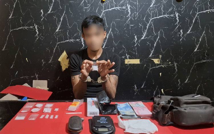 Satresnarkoba Polres Gumas Ringkus Budak Sabu dengan Barbuk 31 Gram Narkoba