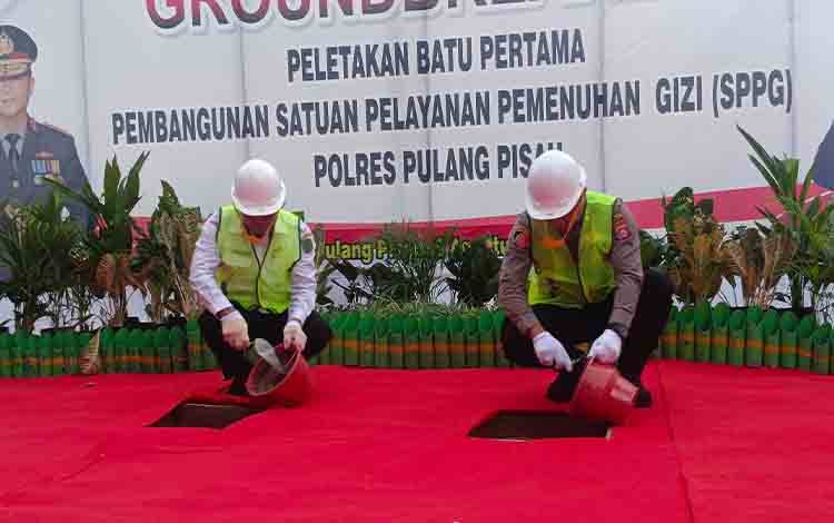Dukung Program Makanan Bergizi Gratis di Pulpis, Polres Pulpis Bangun Gedung SPPG