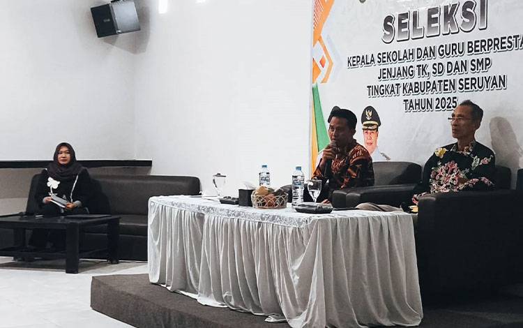 Dinas Pendidikan Seruyan Menggelar Seleksi Guru dan Kepala Sekolah Berprestasi