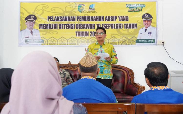 Pemko Palangka Raya Musnahkan 439 Arsip untuk Efisiensi dan Keamanan Informasi