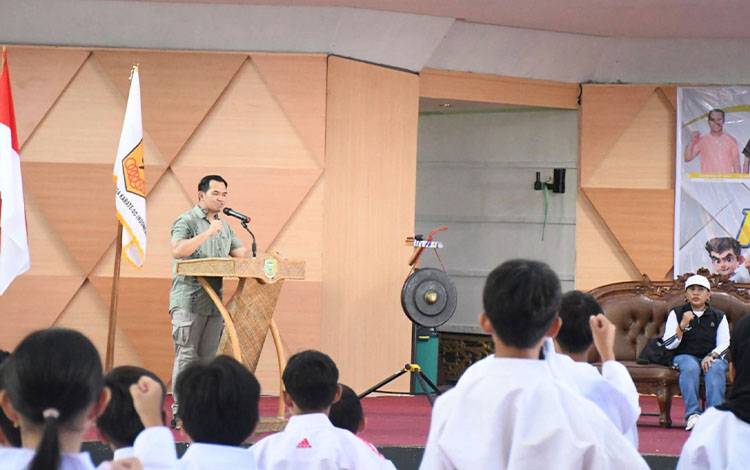 Buka Kejuaraan Karate dan Lomba Baris Berbaris, Ini Pesan Bupati Pulpis kepada Juri dan Peserta