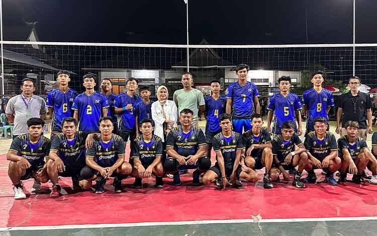 Lomba Volly Antar RW Semarakkan HUT ke-80 RI di Kalampangan